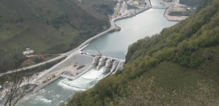 Doğankent Barajı ve Hidroelektirik Santrali Giresun HES