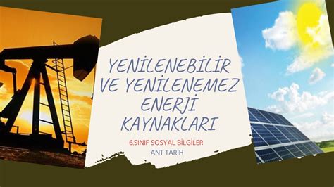 Yenilenebilir Enerji ve Sosyal Girişimcilik